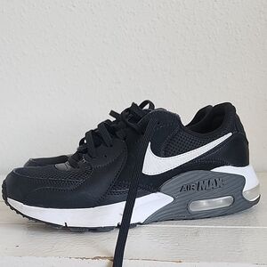 Black and White Air Max Sneakers
